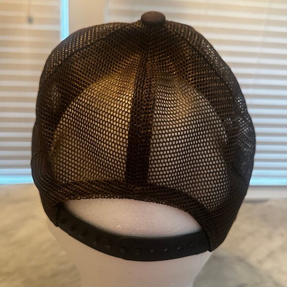 Vintage NEW Suniland Furniture Houston Truckers Hat Cap Brown Unworn Small - Picture 7 of 16